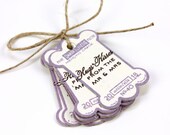 Favor Gift Tags - Rustic Thread Cards