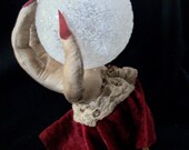Primitive Halloween Witch/ Fortune Tellers Crystal Ball