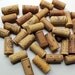 Yellow Craft Wine Corks - oak wine corks - eco crafting supply, DIY 24 craft corks