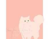 peaches 8x10 peachy pink kitty