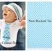 NEW Baby Boy Mother's Day Fashion Personalized Tie Onesie. Any Tie, Any Size, Any Name or Monogram Embroidered on Our Little Man Ties. Prop