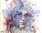 The Miracle, Large scale giclee print on watercolor paper