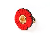 Red Flower Ring