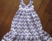 The  Serenity Chevron Maxi Dress Available in sizes 6 months to 8 years