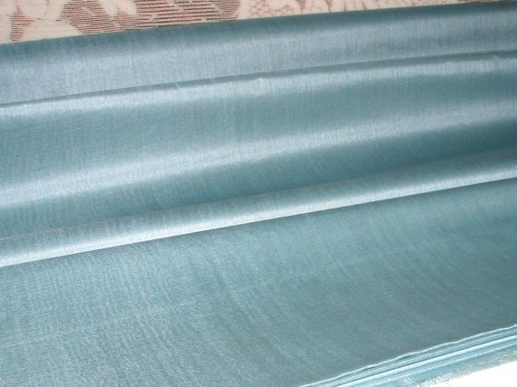 Ahimsa Peace Silk. Sheer Silk. Duck Egg from ICECREAM SHOP collection