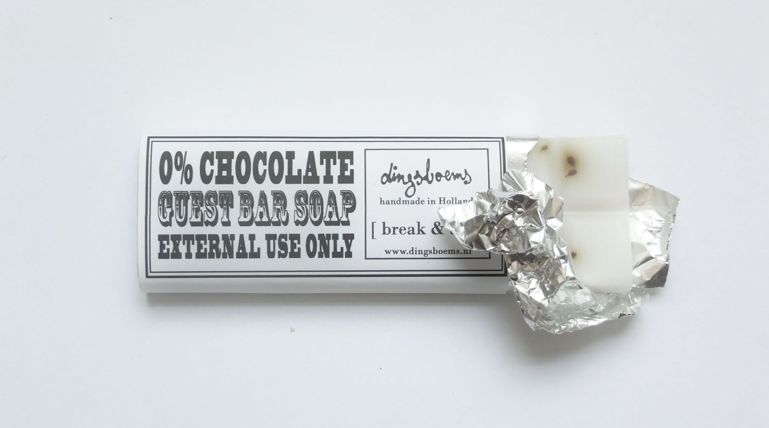 0% chocolate Guest Soap Bar