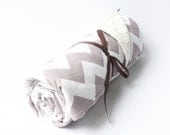 My Favorite Baby Blanket in Chevron Grey