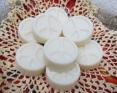 Patchouli scented Peace Symbol guest soaps (set of six)