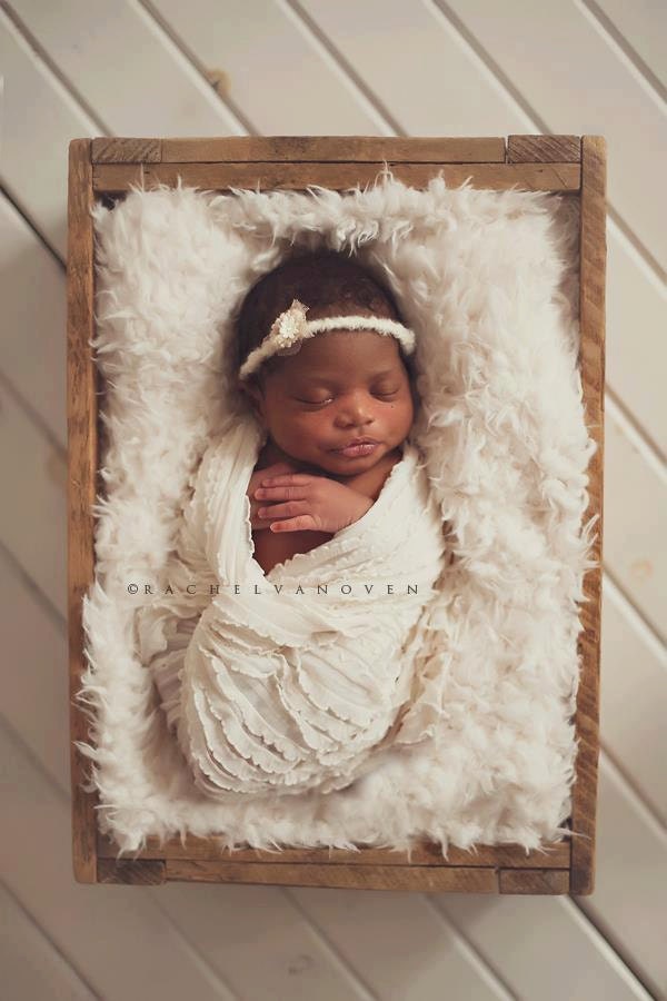 Leighton Heritage Newborn Ruffle Stretch Wraps Soft Swaddle Cocoon Photography Posing Prop Available in a Variety of Colors