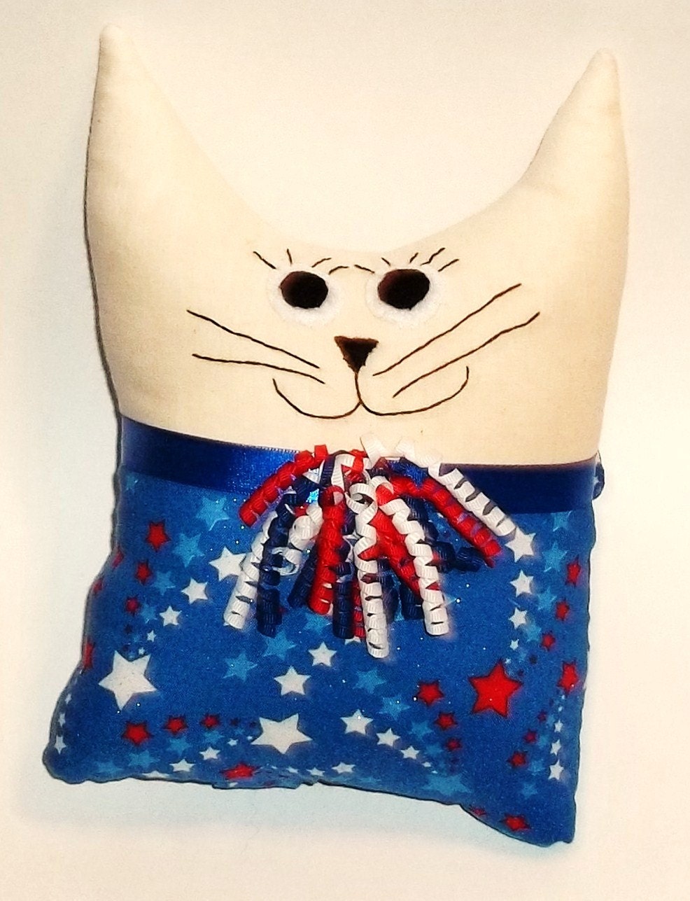 Pillow Patriotic Cat