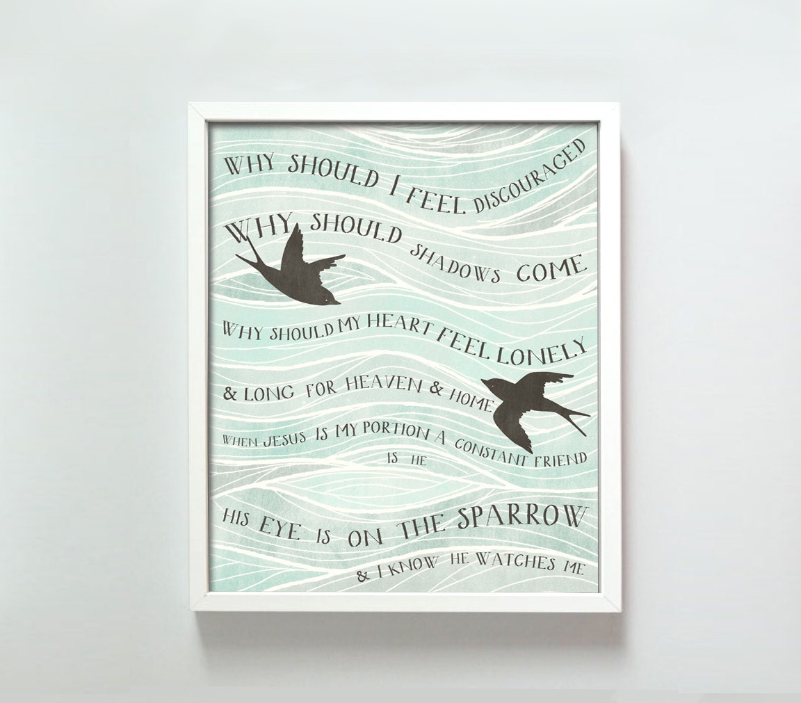 8x10 Sparrow print