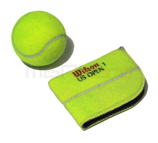 Recycled Tennis Ball Folding Wallet with Print