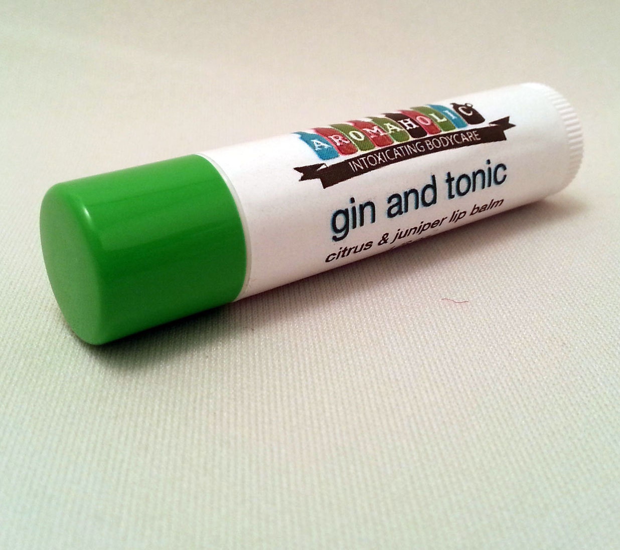 Gin & Tonic lip balm - juniper and lime flavored lip balm