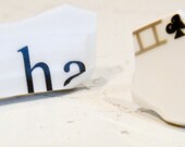 Upcycled Broken Plate Rings