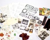 scrapbooking supplies ephemera assortment