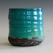 Turquoise Tea Cup, handmade ceramic tea cup, handmade pottery