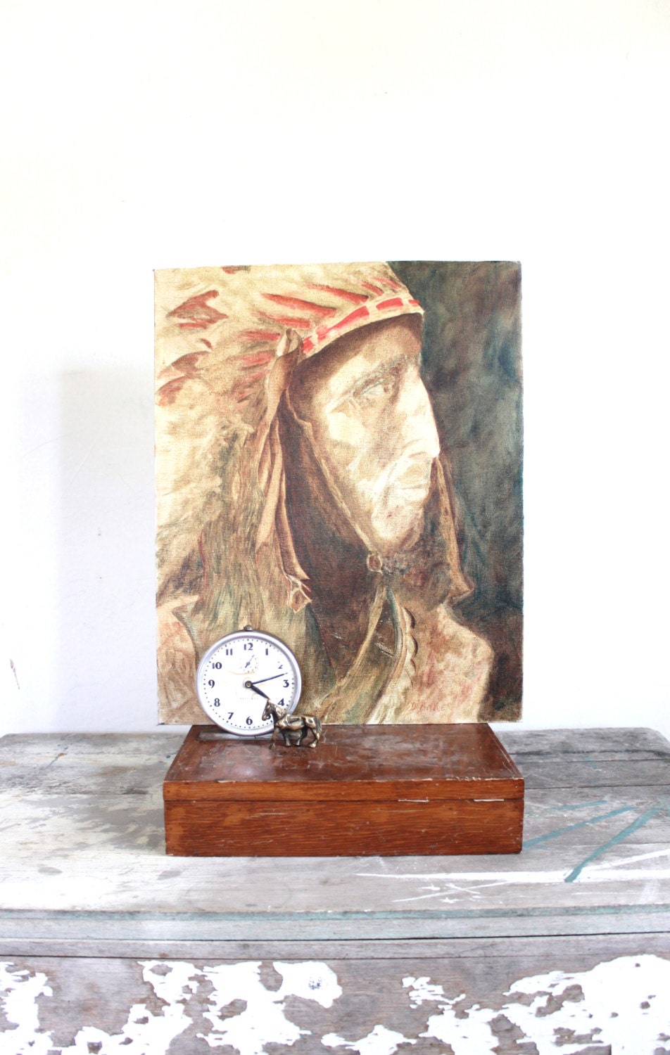 vintage oil painting, original artwork