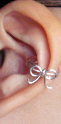 Ear Cuff Gold Bow Ear Wrap