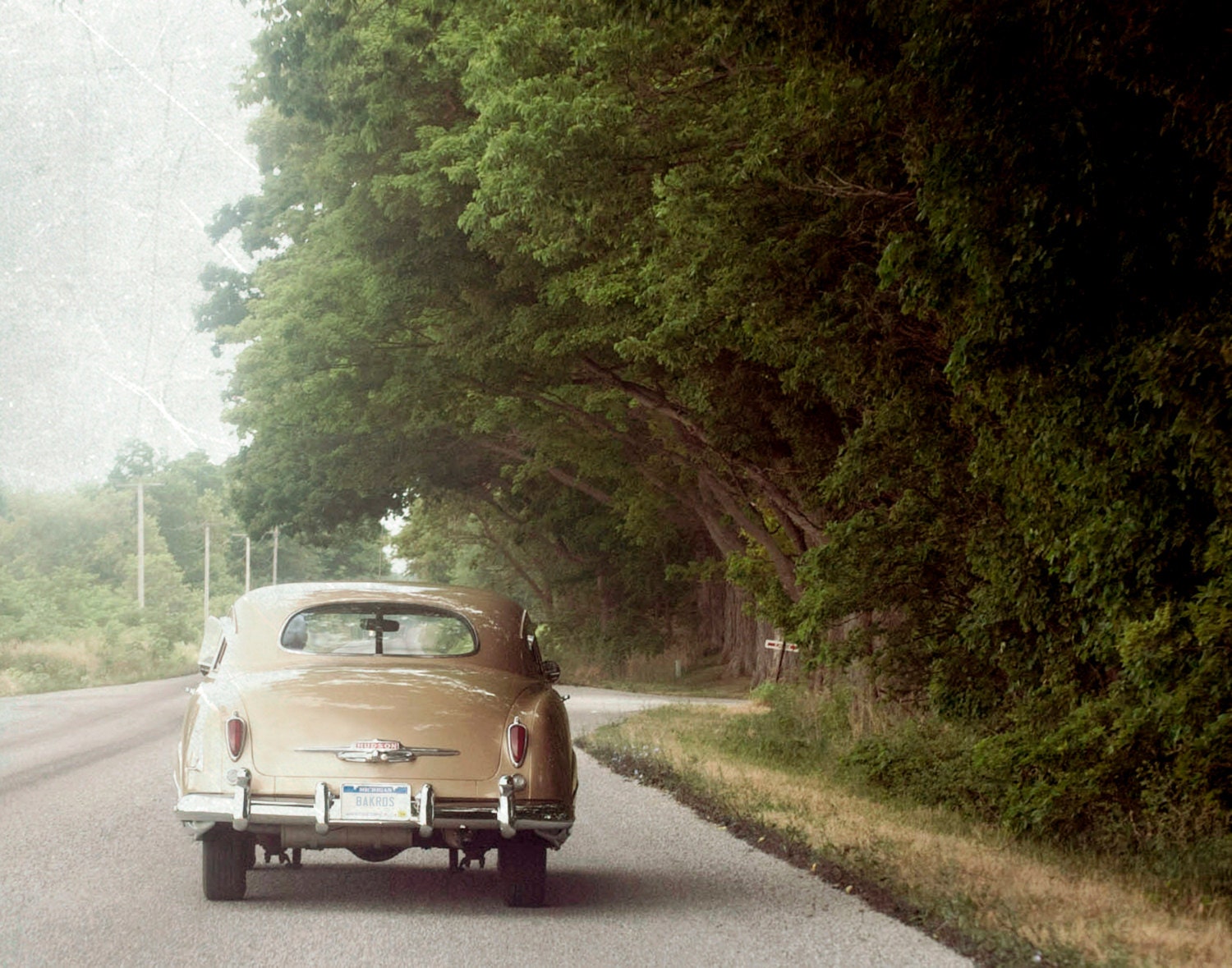 Father's Day, Fine Art Photo, 11x14, Classic Retro Car, Summer, Road Trip, Wall Art, Vintage Look Photography print