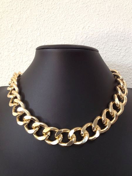 Doll House, Large Chunky Gold Chain, Light Gold
