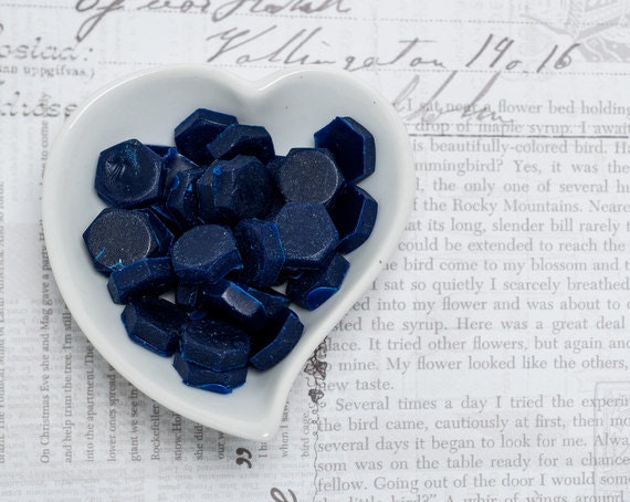 Dark Blue Sealing Wax Bea...