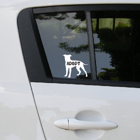 ADOPT Pit Bull decal