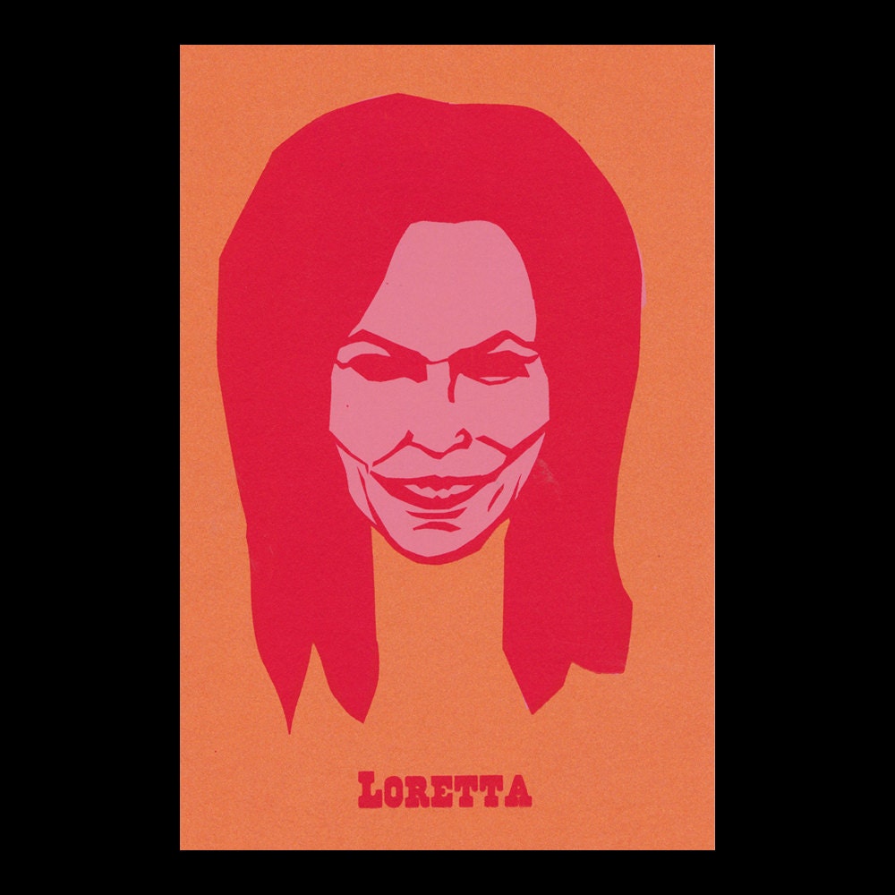 Loretta Lynn - Outlaw Country portrait print