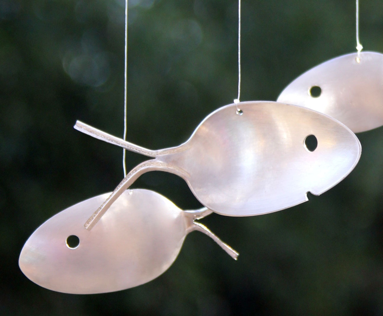 Super 72 hour SALE , spoon fish windchimes and free shipping bonus