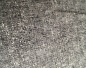 Essex Yarn Dyed Linen in Black Half Yard Piece