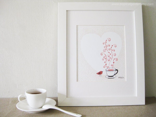 Tea Time with Nadia - Any ONE 8'x10' Fine Art Print