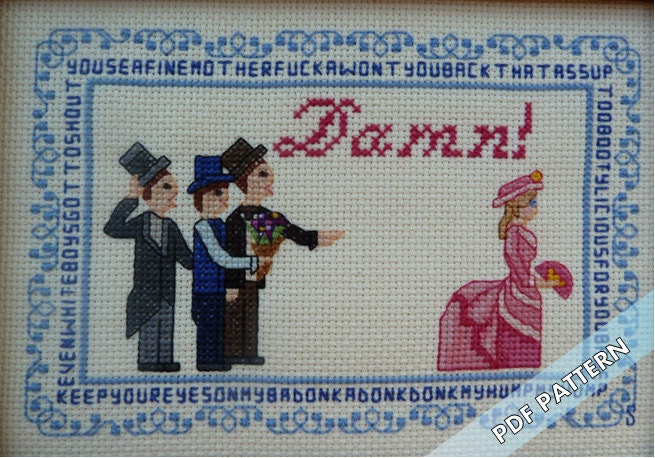 A Fair Young LAss - PATTERN