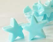 30 BULK MINI STAR Soaps -  Choose Scent & Color, diy party favors, baby shower, natural, glycerin, kids, birthday, bridal shower