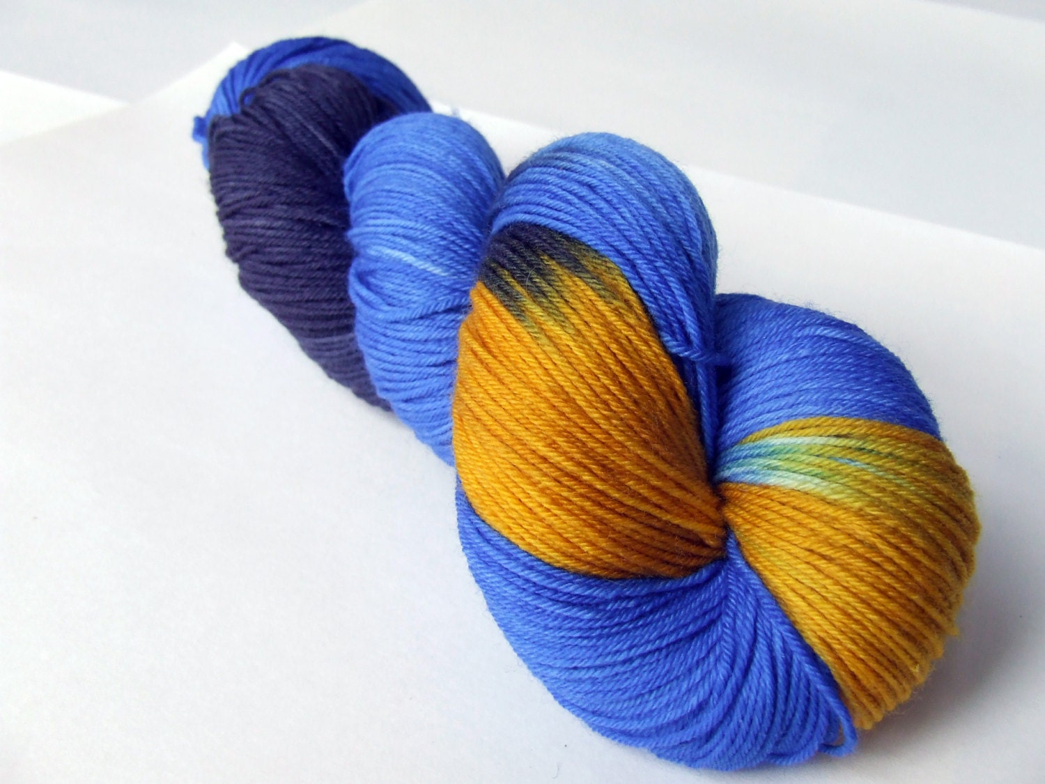 Illogical on Snug- Hand Dyed Sock Yarn