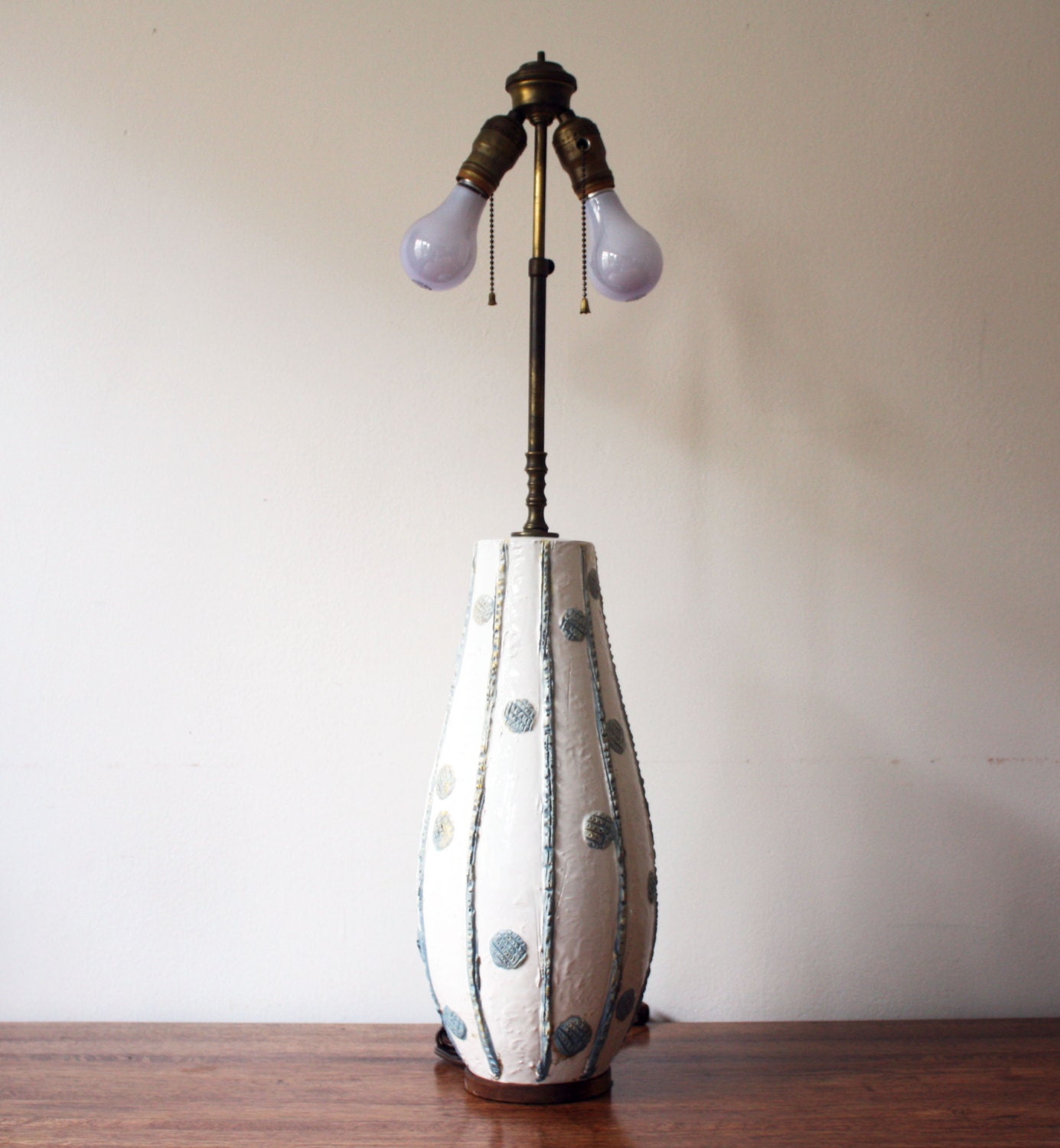 1950s Mid Century Italian Ceramic Table Lamp