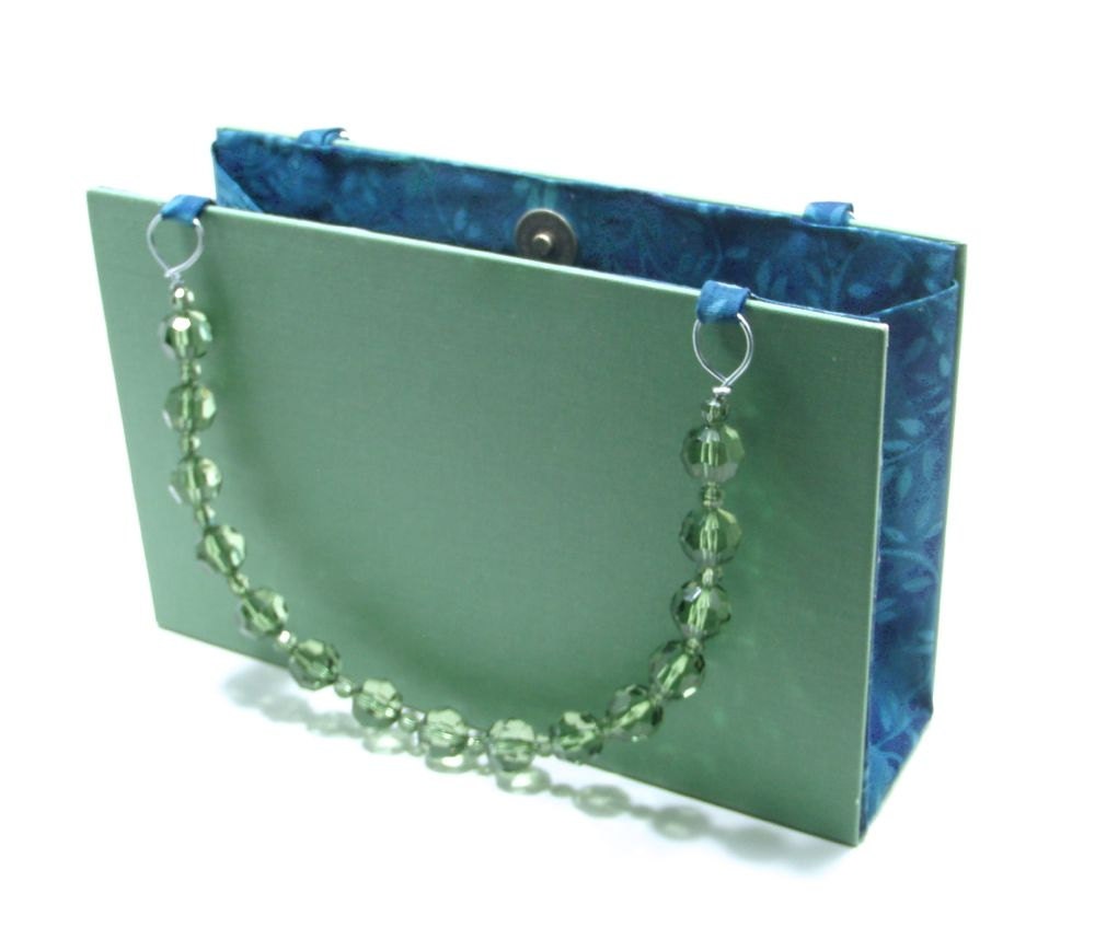 Jane Eyre Book Purse with Beaded Handles