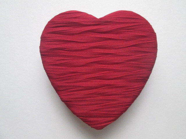 Handmade Chocolate Valentine's Heart  Box of  Dark Chocolate Toffee Almond Butter Crunch from Martha's Vineyard Enchanted Chocolates