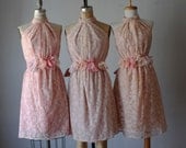 mismatched bridesmaid dresses / Dress / Bridesmaid / Romantic /  lace  /blush  / Fairy / Dreamy / Bridesmaid / Party / wedding / Bride