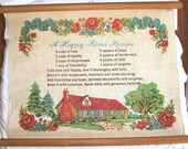 Vintage Wall Hanging - A Happy Home Recipe - Kitchen Decor