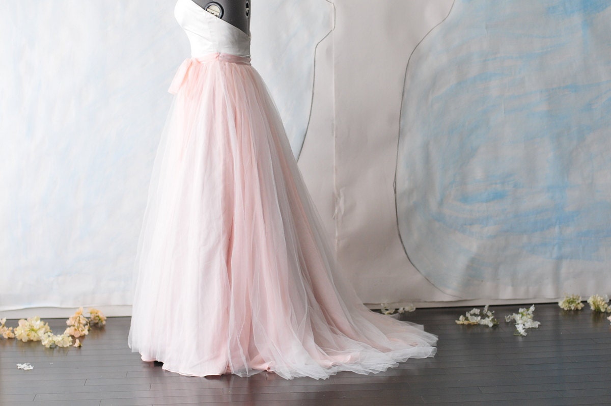 Custom Wedding Skirt-26 colors made to order