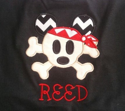 Skull Pirate Mickey Mouse Shirt Disney Family Pirate Mickey Shirt
