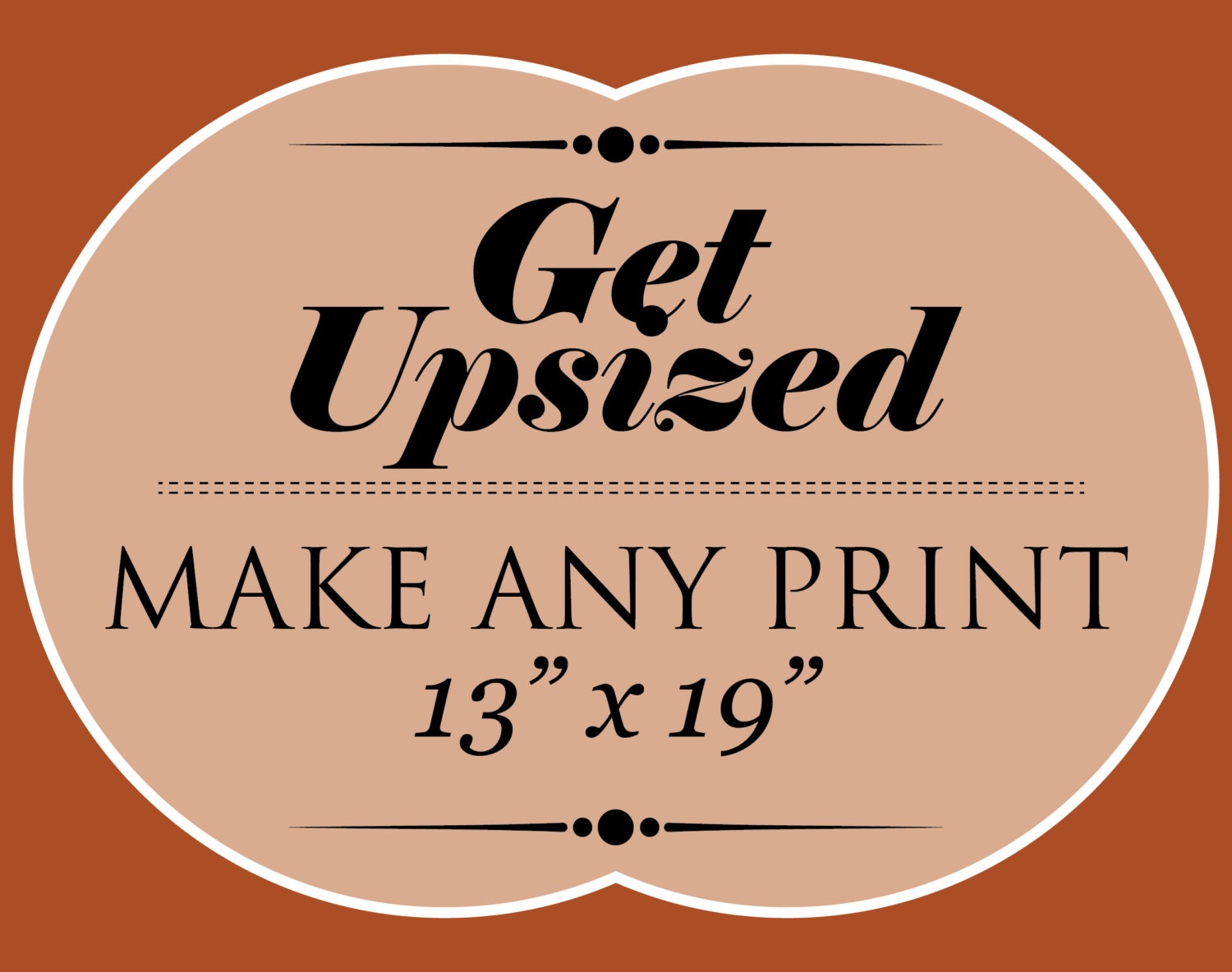 Get Upsized // Make any Geekerie Print or Poster a 13x19 // Single Fine Art Print