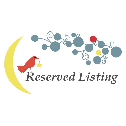 CUSTOM LISTING for Katie