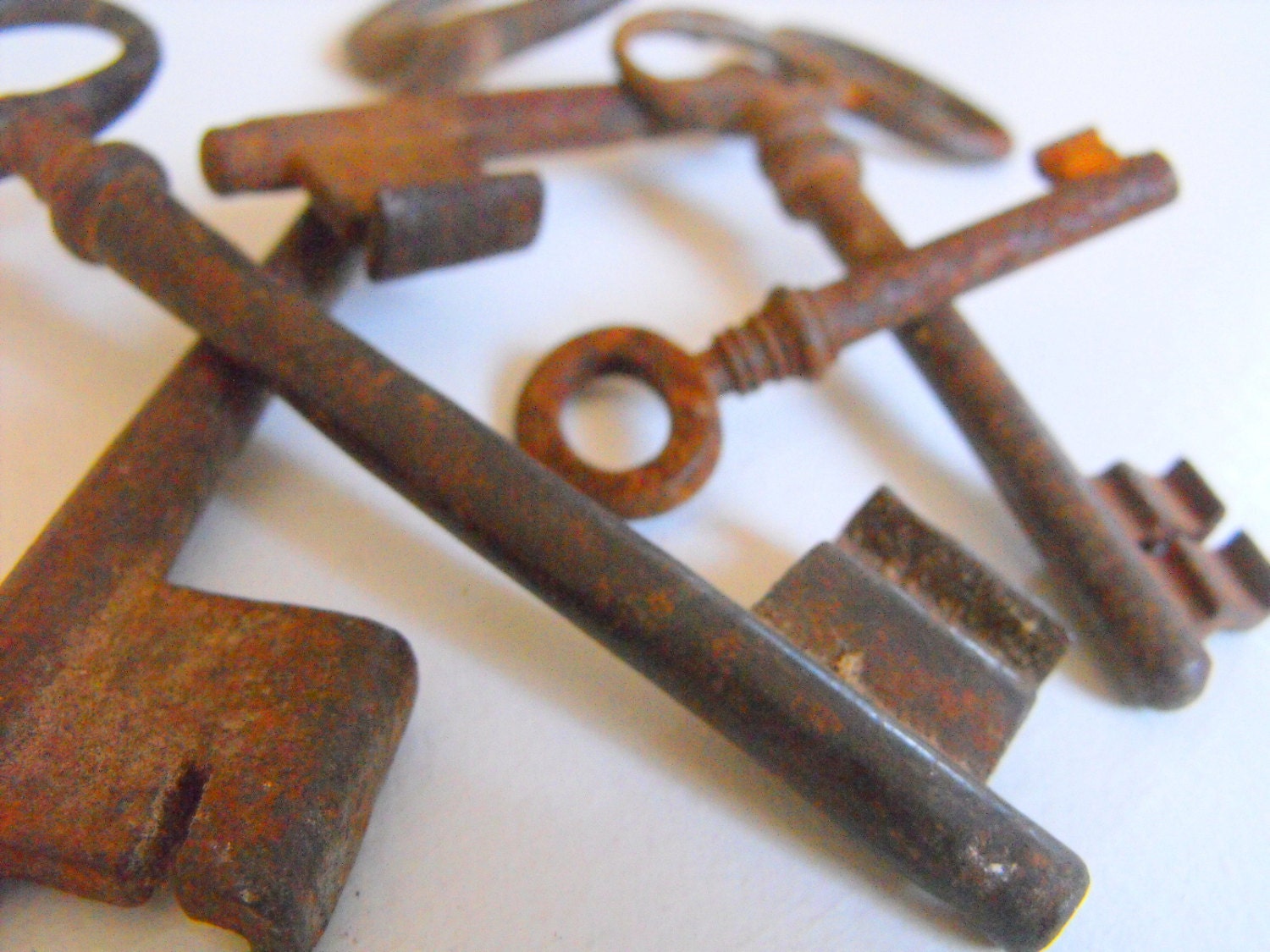 Antique French Keys Group of 5