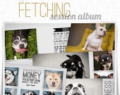 The FETCHING Session Album - 10 Spread Customizable Session Album for Pet Photographers