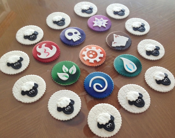 Skylander Inspired Party Set Fondant Cupcake Cookie Toppers Il_570xn