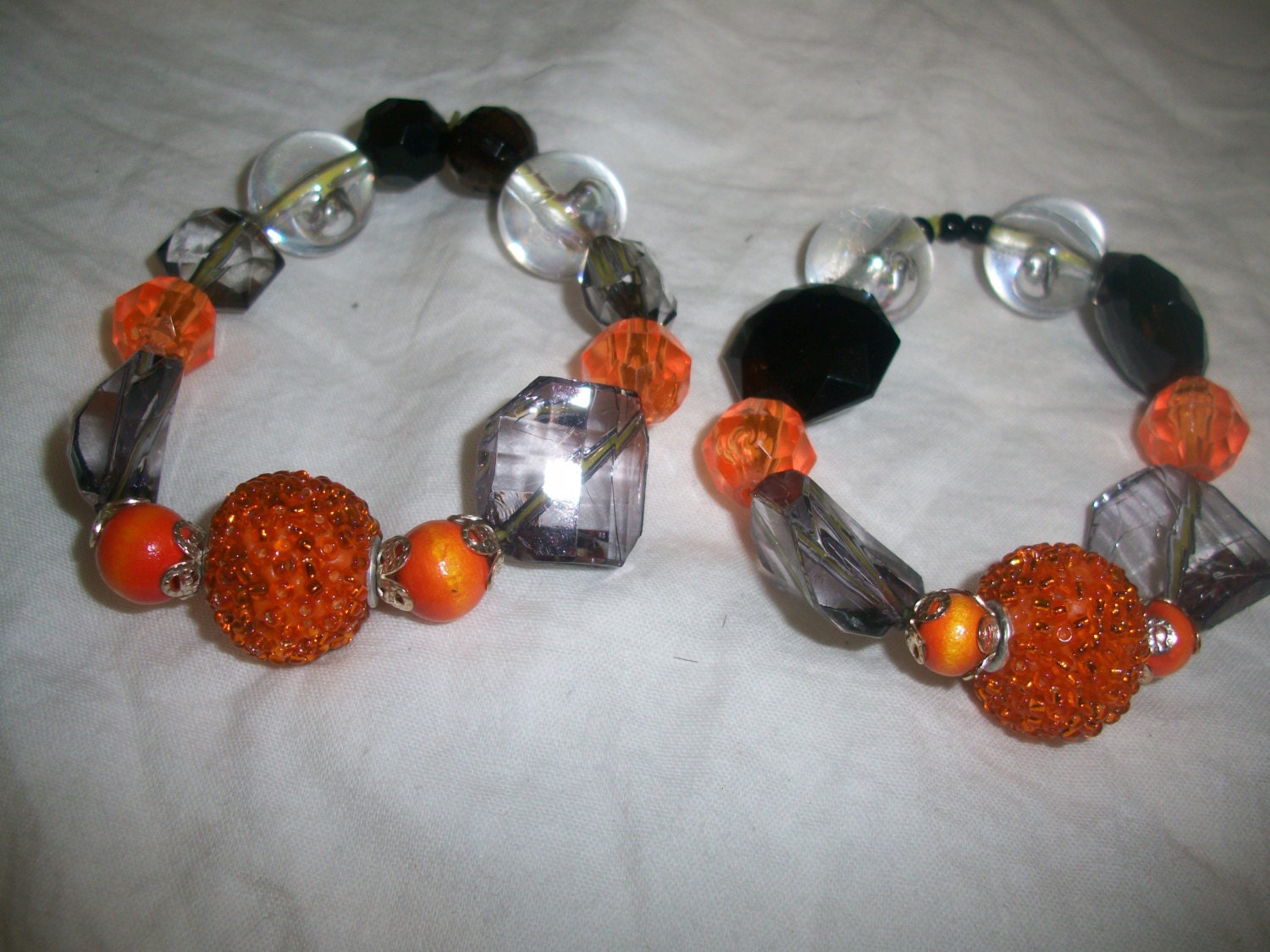 Orange And Black Bracelet