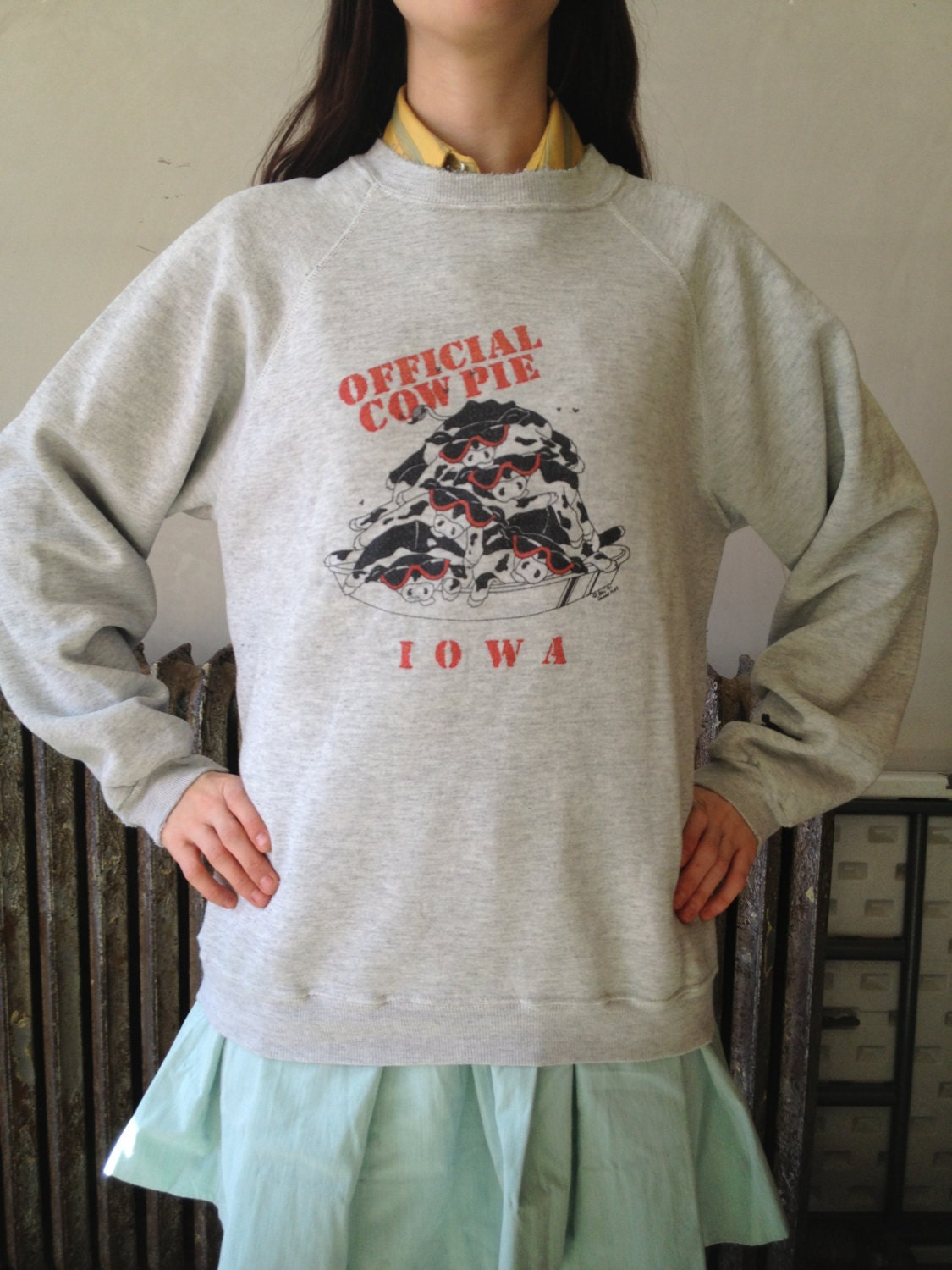 Iowa Cow Pie Sweatshirt