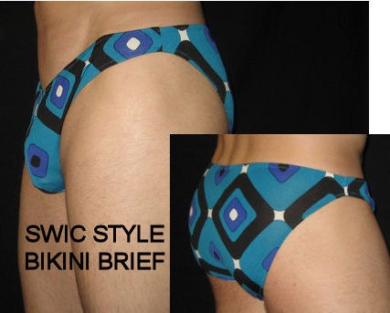 Mens Bikini Brief  FULL CUT Coverage Underwear Lingerie Beach Tan Swim 100 Colors