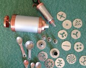 Vintage cake decorating/ cookie press set