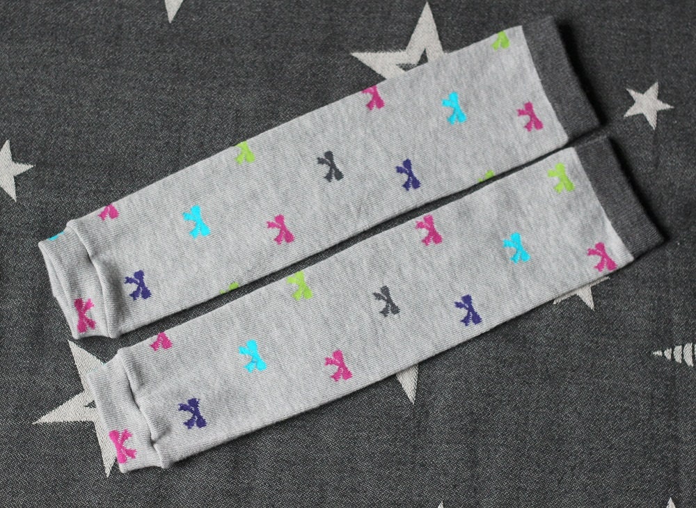 Pretty Baby Leg Warmers - Multicolred Bows, baby legs, baby girl, baby shower gift, arm warmers, leggings